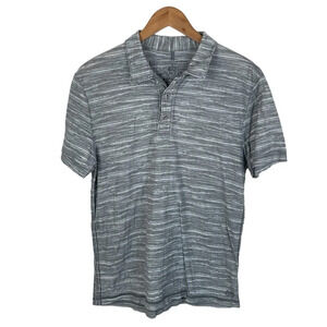 PO240 Mens HELIX Jeans Brand Trendy Burnout Short Sleeve Polo Shirt M